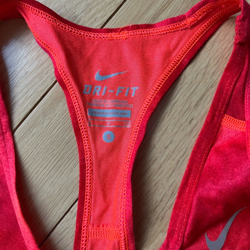 Nike Red Dri-FIT Racer Back Robe Dress - Picture 2 of 4